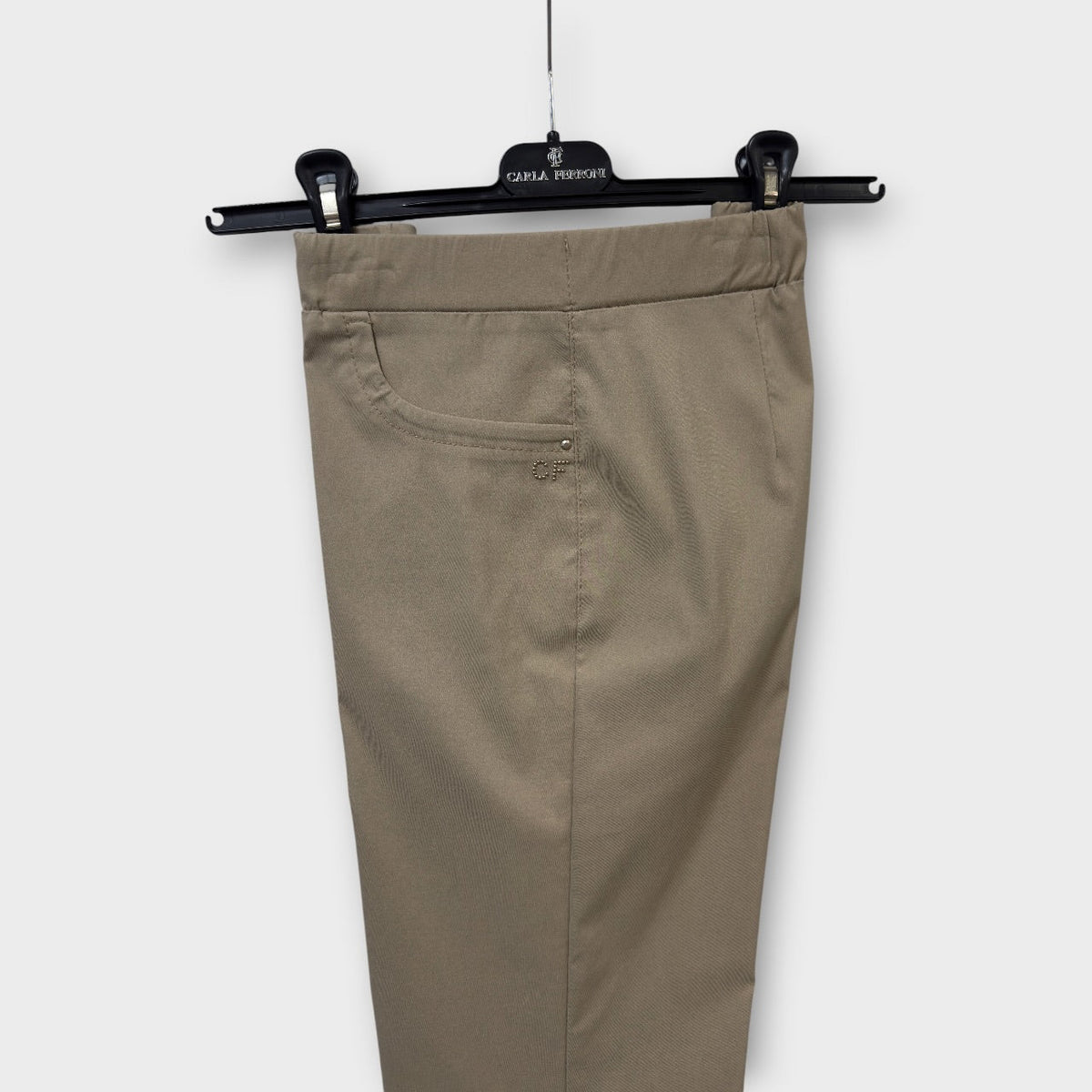Pantalone Carla Ferroni in bengalina a zampa 17368