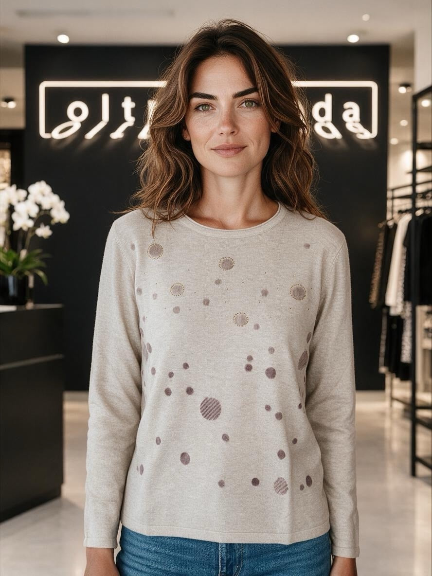 Maglia confort Madreperla 6659