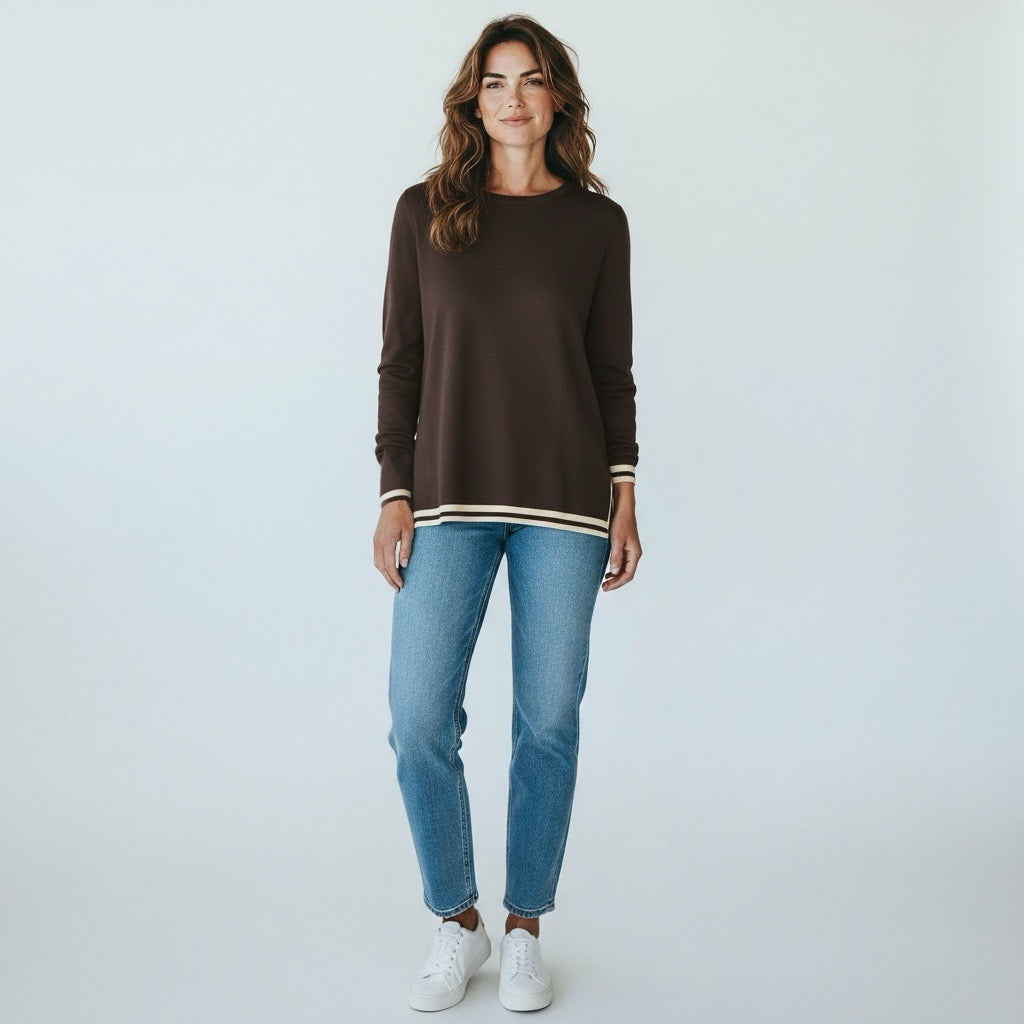 Maglia Over Madreperla 6672