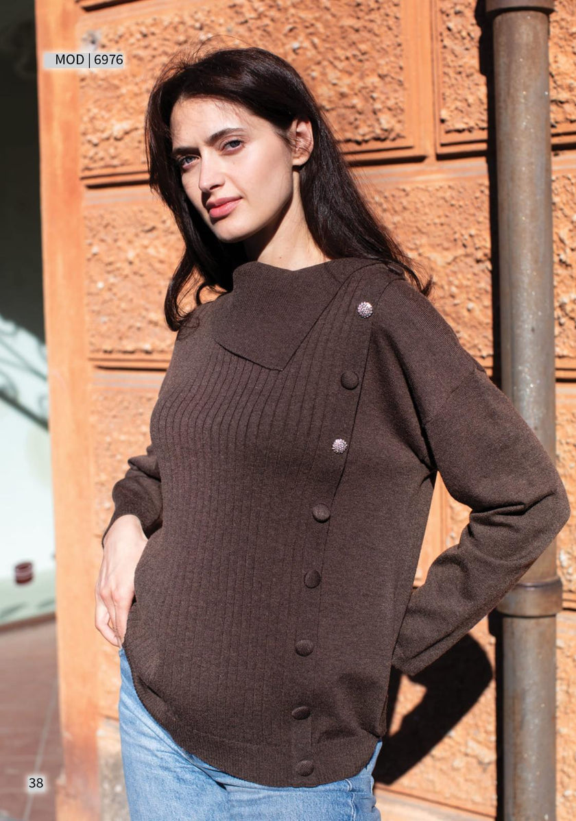 Maglia confort Madreperla 6976
