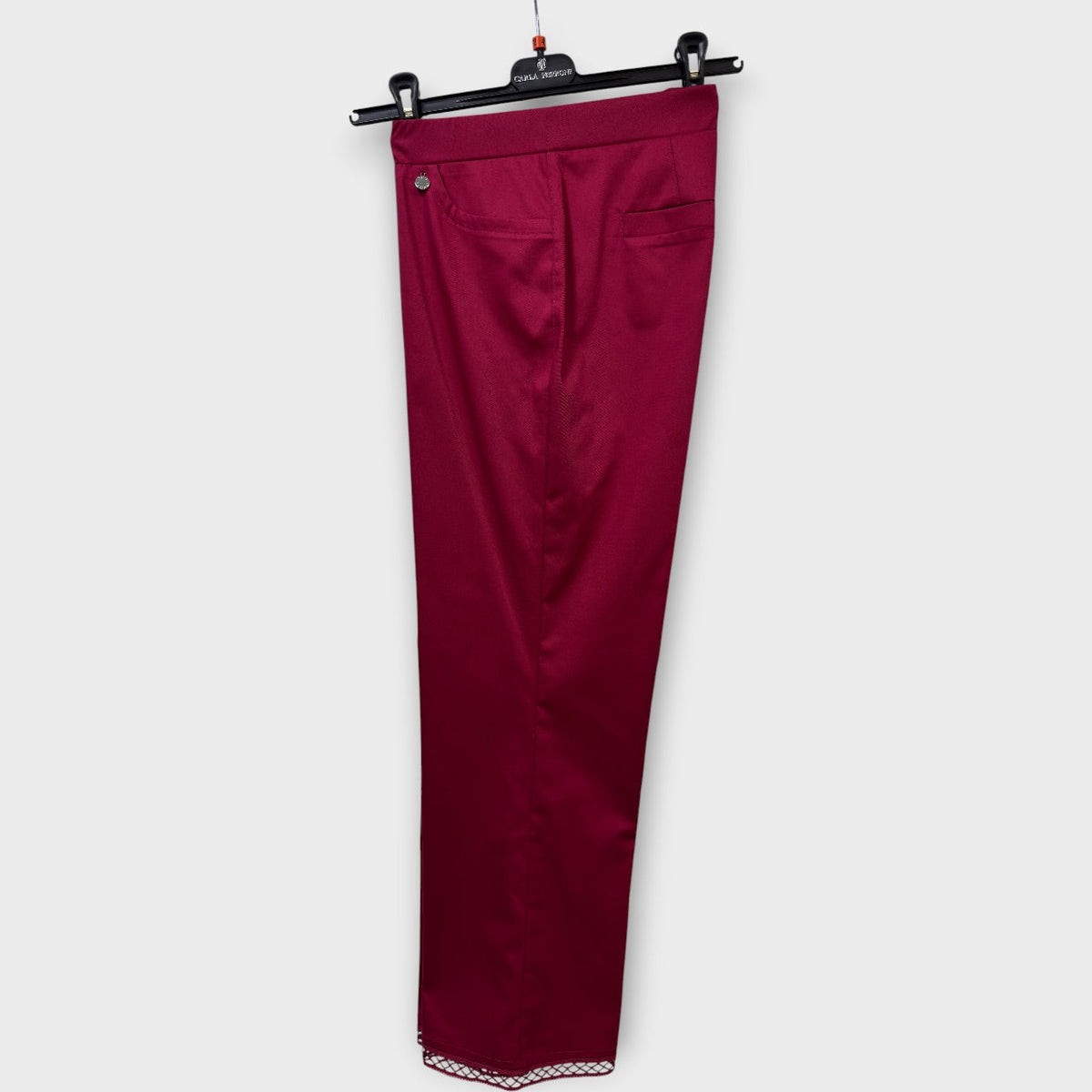 Pantalone Carla Ferroni cotone a trombetta 70346