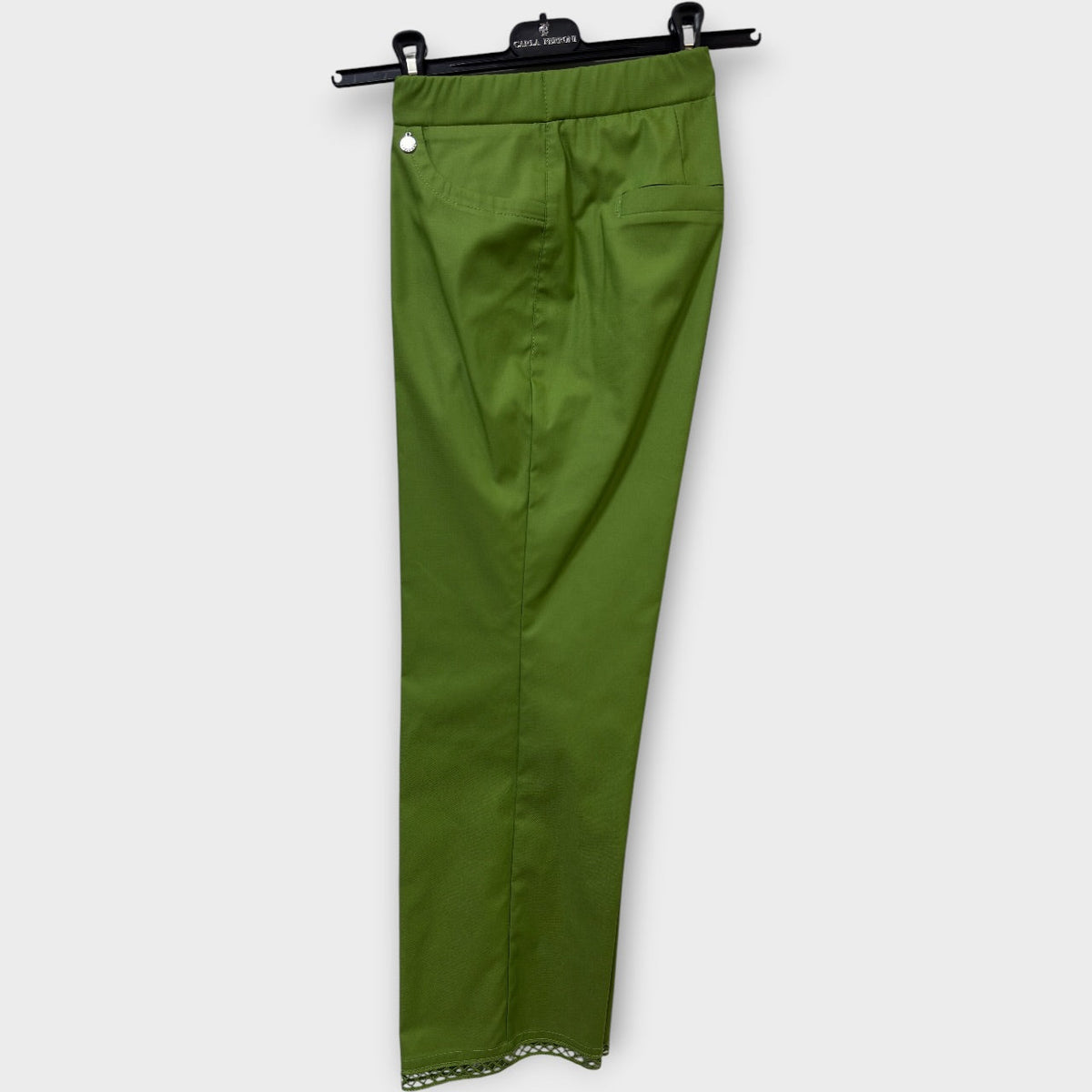 Pantalone Carla Ferroni cotone a trombetta 70346