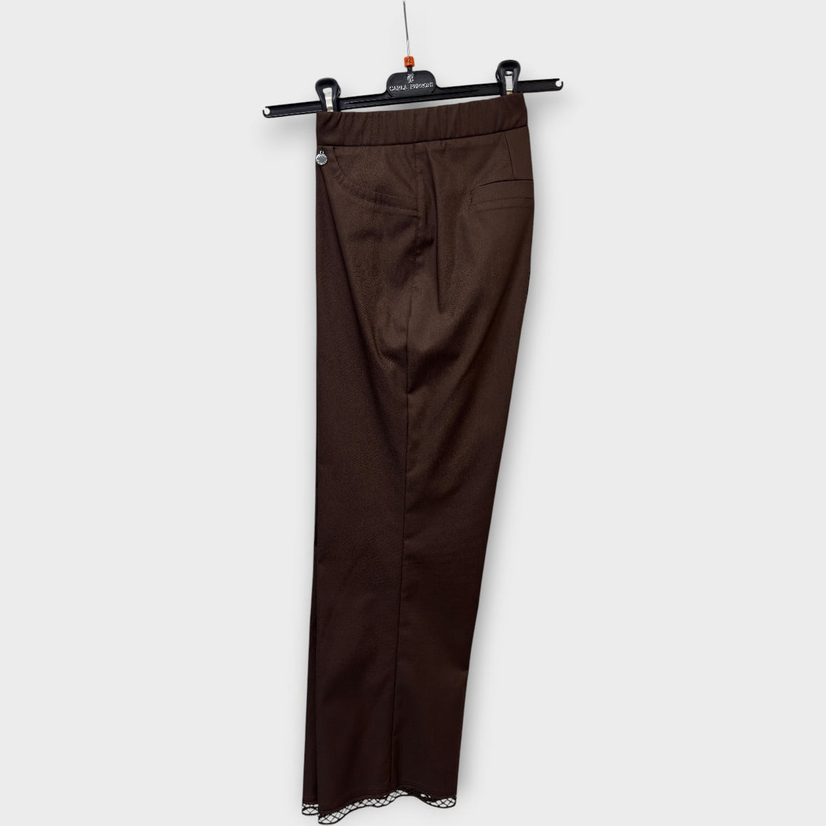 Pantalone Carla Ferroni cotone a trombetta 70346