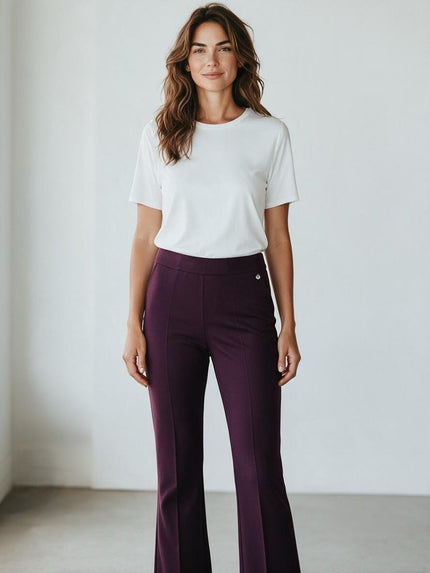 Pantalone zampa Carla Ferroni 70400