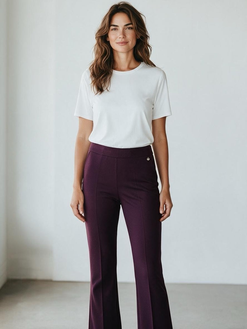Pantalone zampa Carla Ferroni 70400