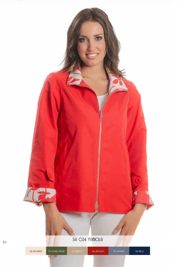Giubbino Satinette reversibile Fabiola